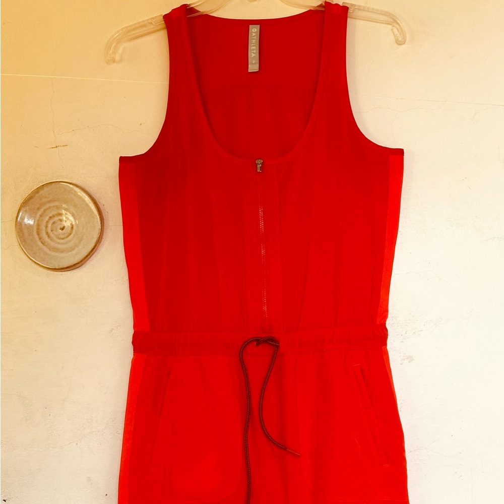 ATHLETA EXPEDITION DRESS VERMILLION ORANGE
